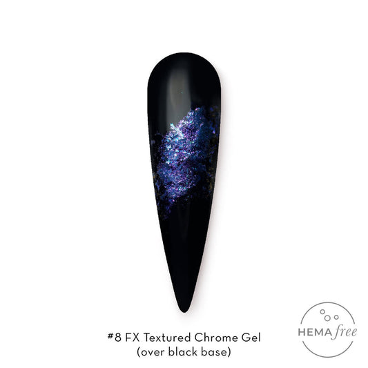 FX Textured Chrome Gel | Shade #8 - 5g Jar | Fuzion