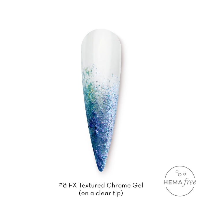 FX Textured Chrome Gel | Shade #8 - 5g Jar | Fuzion