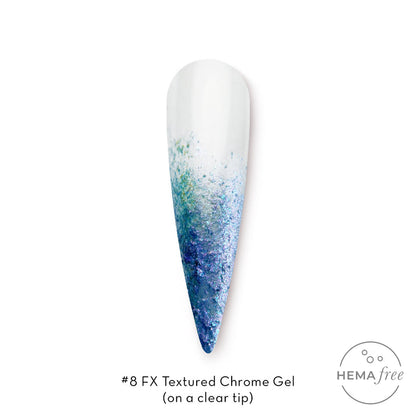 FX Textured Chrome Gel | Shade #8 - 5g Jar | Fuzion