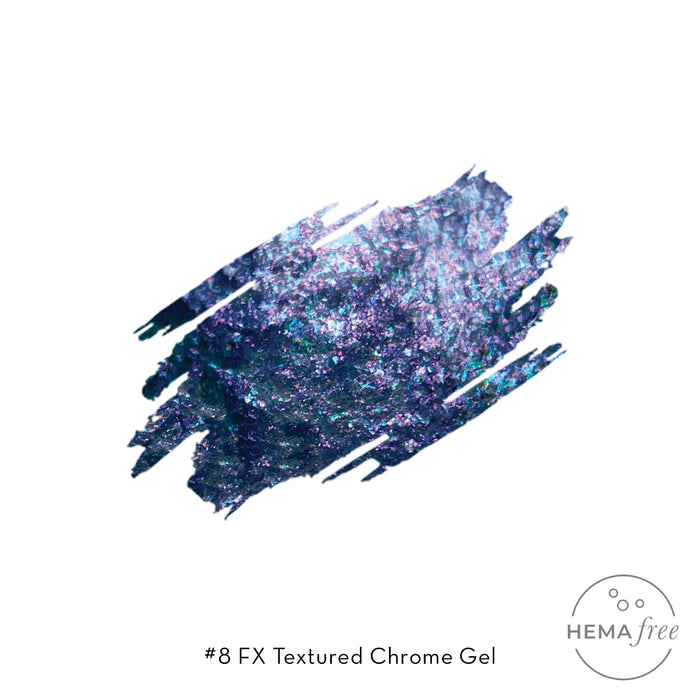 FX Textured Chrome Gel | Shade #8 - 5g Jar | Fuzion
