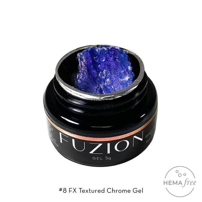 FX Textured Chrome Gel | Shade #8 - 5g Jar | Fuzion