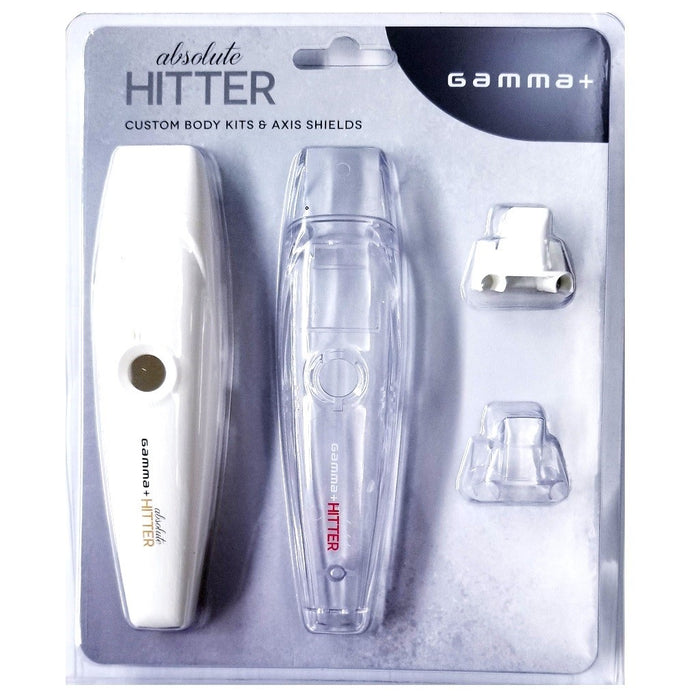 GAMMA ABSOLUTE HITTER CUSTOM BODY KITS AND AXIS SHIELDS - WHITE & CLEAR # GPLIDBL - Palms Fashion Inc.