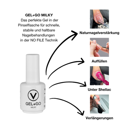 GEL+GO MILKY 15ml