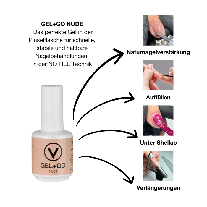 GEL+GO NUDE 15ml