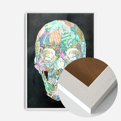 21x30cm | 8¼ x 11¾in / White Wood Frame