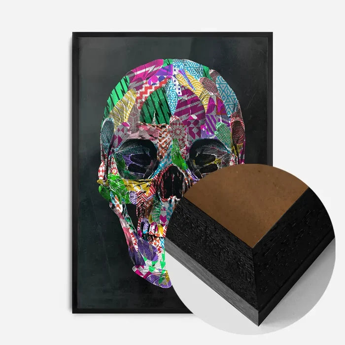 21x30cm | 8¼ x 11¾in / Black Wood Frame