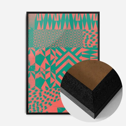 21x30cm | 8¼ x 11¾in / Black Wood Frame