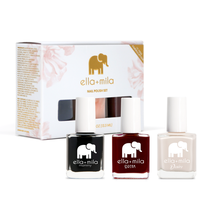 Ghosted 3-pack nail polish set with its gift box