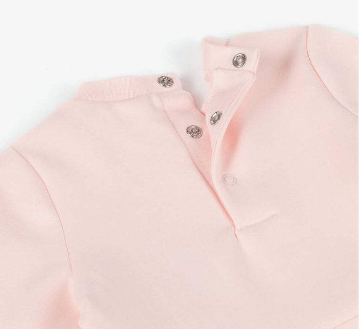 MICHAEL KORS Girls Pink Jersey Monogram Dress