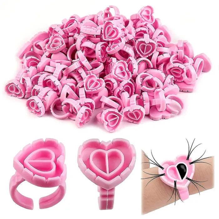 Glue Rings for Eyelash Extensions Application