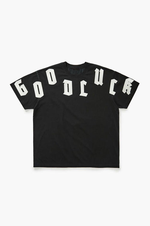 Good Luck Embroidered Applique Tee