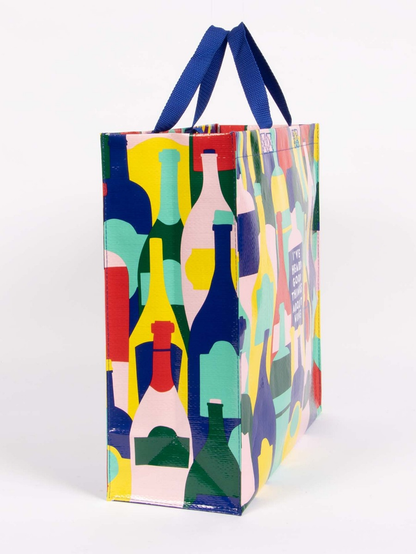 Blue Q Good Things About Wine Shopper Tote Bag