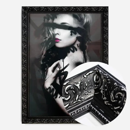 21x30cm | 8¼ x 11¾in / Black Ornate Frame