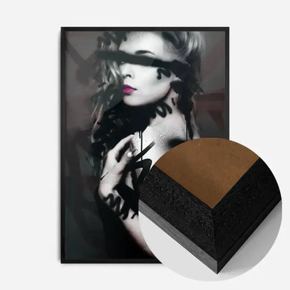 21x30cm | 8¼ x 11¾in / Black Wood Frame