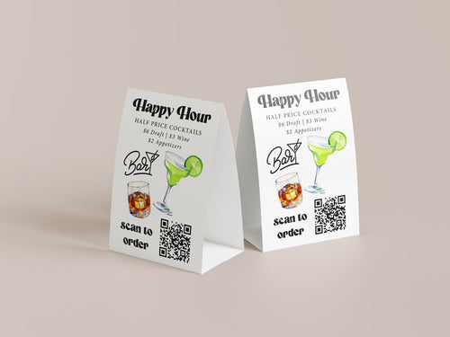 Happy Hour Table Tent