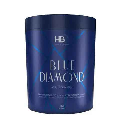 HB HAIR SOLUTION Blue Diamond Brazilian Anti Frizz Hair Treatment Set - DOKAN