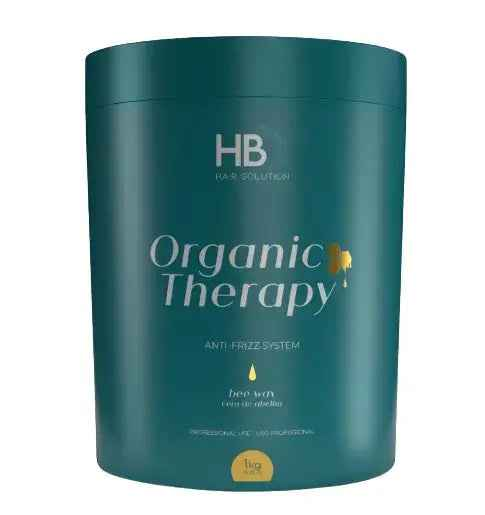 HB HAIR SOLUTION Organic Therapy Bee Wax Brazilian Anti Frizz hair Treatment Set - DOKAN