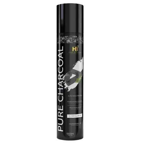 HB HAIR SOLUTION Pure Charcoal Brazilian Anti Frizz hair Treatment Set - DOKAN