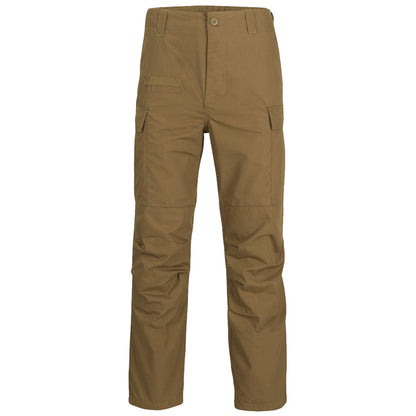 front view of coyote helikon bdu mk2 trousers