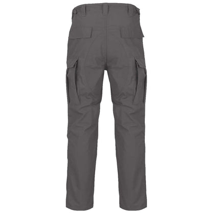 rear of shadow grey helikon bdu mk2 trousers with reinforced seat