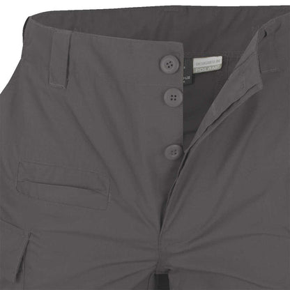 bdu shadow grey mk2 helikon trousers with button closure