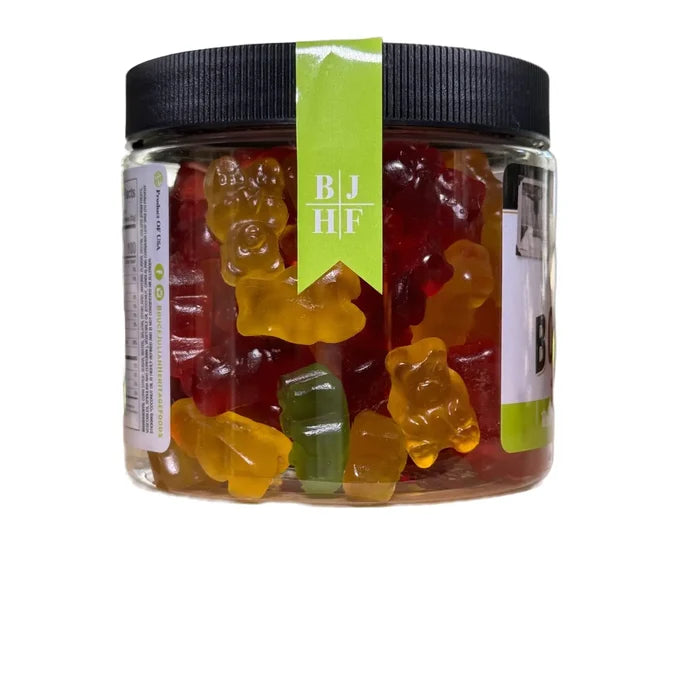 Hey Boo Boo Gummies 13 oz. Canister - Lifestyle View - Bruce Julian Heritage Foods