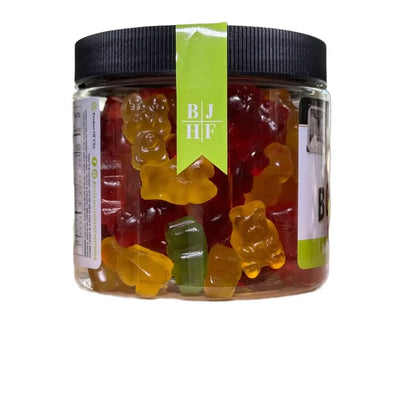 Hey Boo Boo Gummies 13 oz. Canister - Lifestyle View - Bruce Julian Heritage Foods