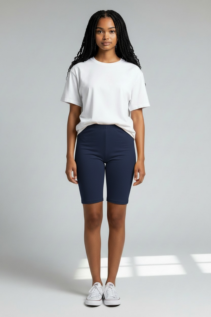 High Rise Biker Shorts