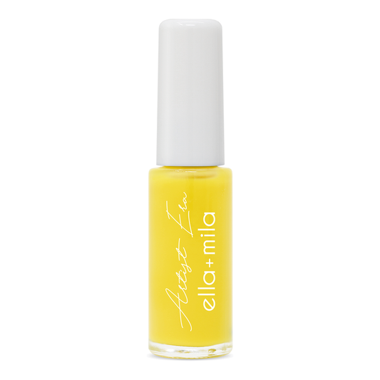 Highlighter Yellow neon yellow nail art liner polish with fine brush – ella+mila Artist Era