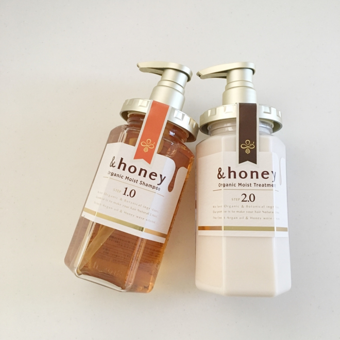&honey Deep Moist Shampoo 1.0 | Murasaki Comsetics & honey Organic Moist Treatment 2.0