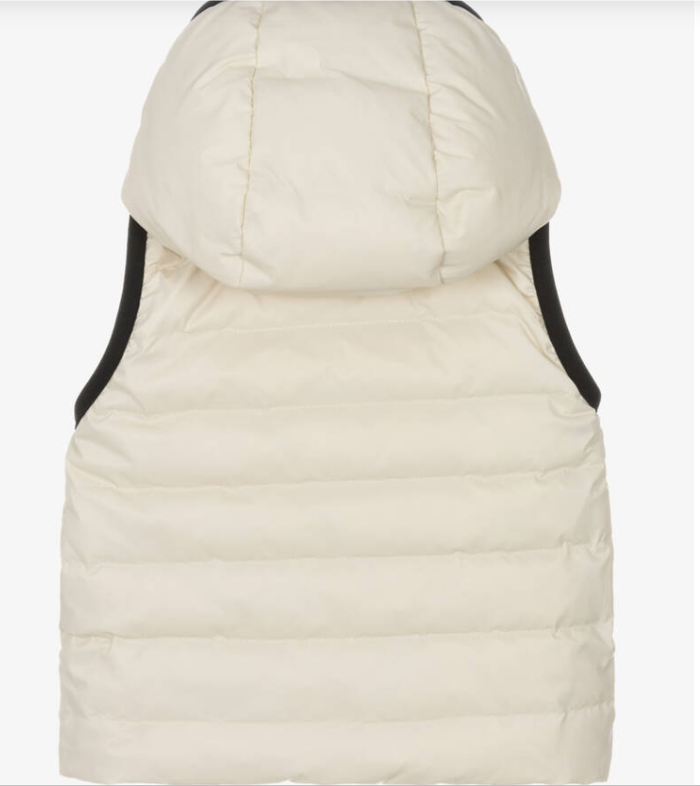 HUGO BOSS Baby Boys Beige Down Padded Reversible Gilet