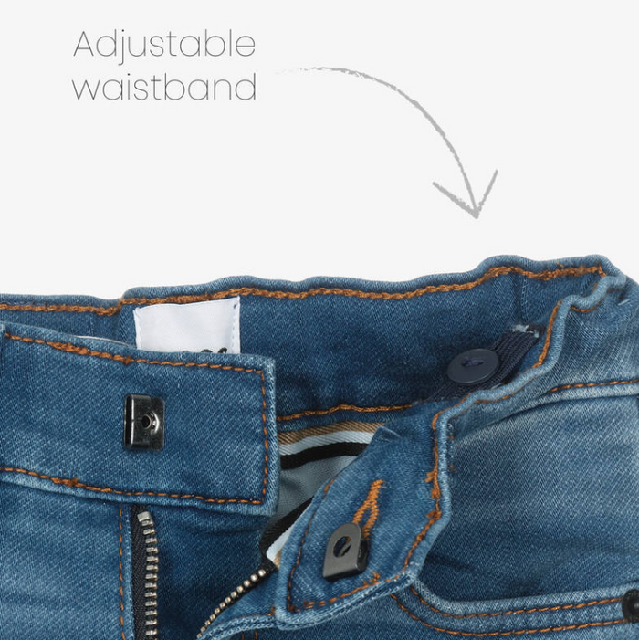 HUGO BOSS Boys Blue Denim Regular Fit Jeans