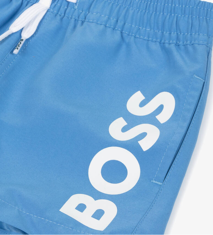 HUGO BOSS Boys Blue Swim Shorts