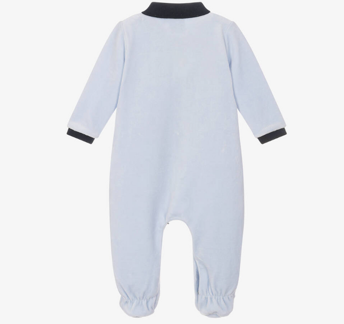HUGO BOSS Boys Velour Babygrow