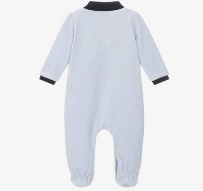 HUGO BOSS Boys Velour Babygrow
