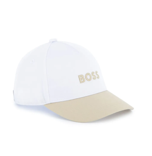 HUGO BOSS logo-embroidered two-tone baseball cap
