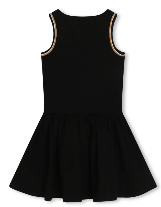 HUGO BOSS logo-print A-line minidress