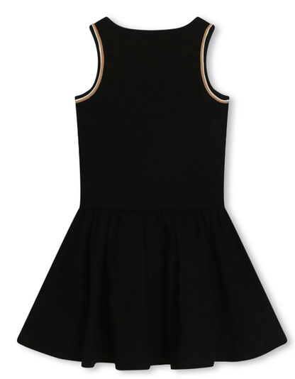 HUGO BOSS logo-print A-line minidress