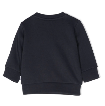 HUGO BOSS logo-print cotton sweatshirt