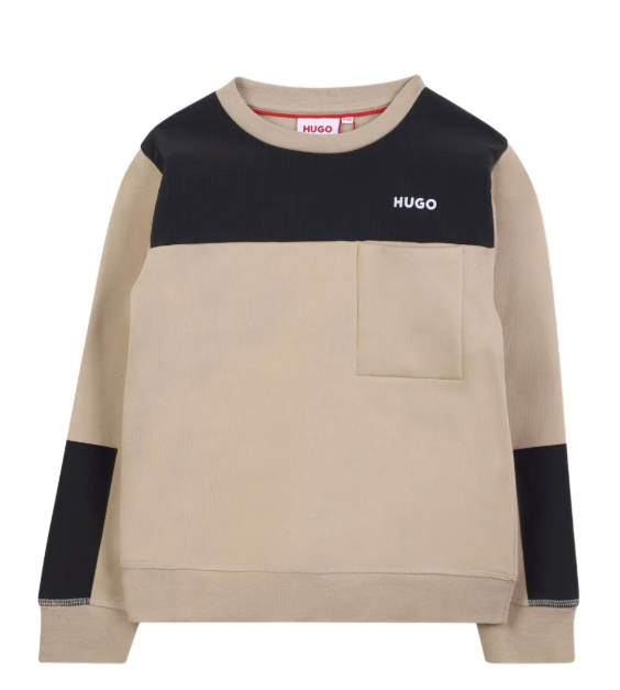 HUGO colour-blocked sweatshirt