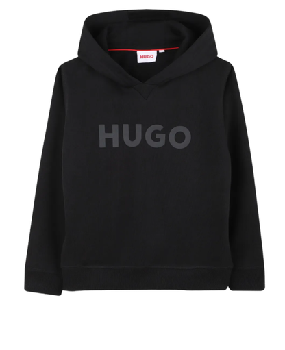 HUGO logo-print hoodie