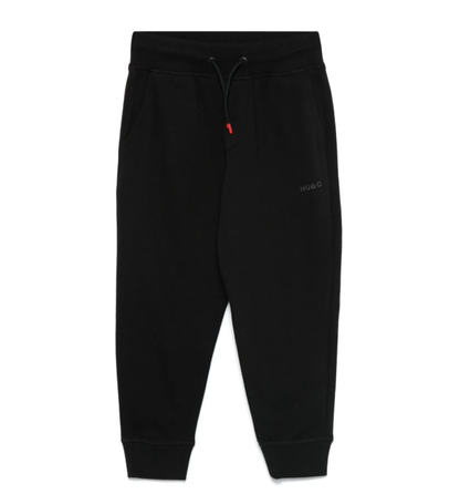 HUGO logo-rubberised track pants