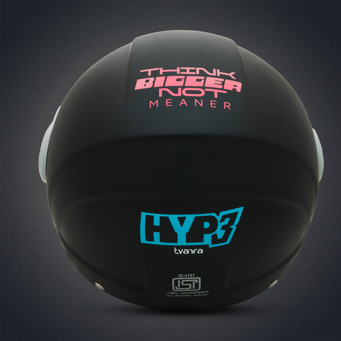 HYP3 Junior – Black – Solid Colour – Matt