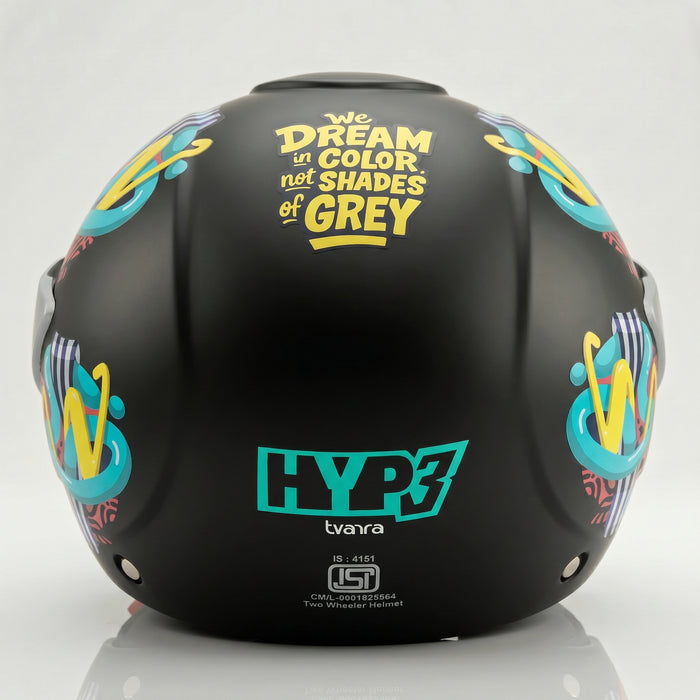 HYP3 Junior – Shadow Black – Graffiti – Matt