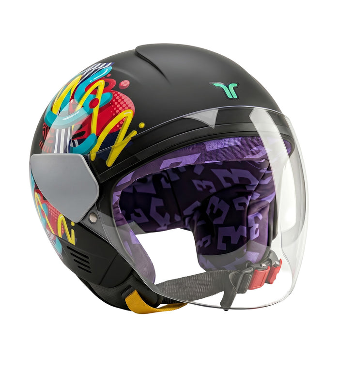 HYP3 Junior – Shadow Black – Graffiti – Matt