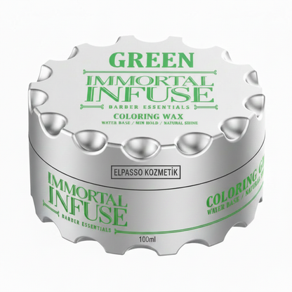 Immortal Infuse Green Coloring Wax - RED ve INFUSE Silindi