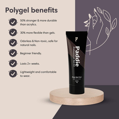 Individual Nail PolyGel - Paddie Nails