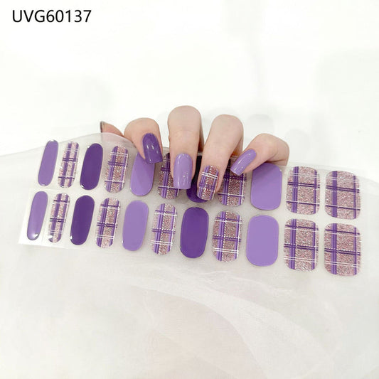 ins UV gel nail sticker UVG60137