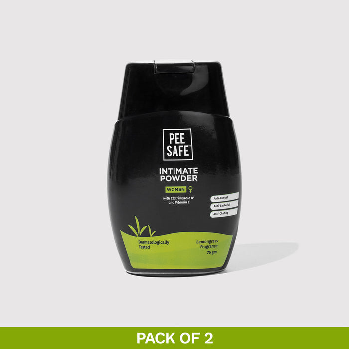 Pee Safe Intimate Powder (75 GM - Pack of 2) *