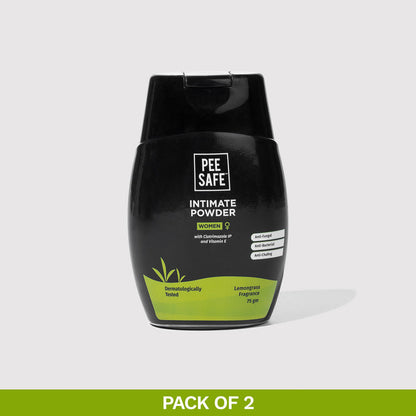 Pee Safe Intimate Powder (75 GM - Pack of 2) *